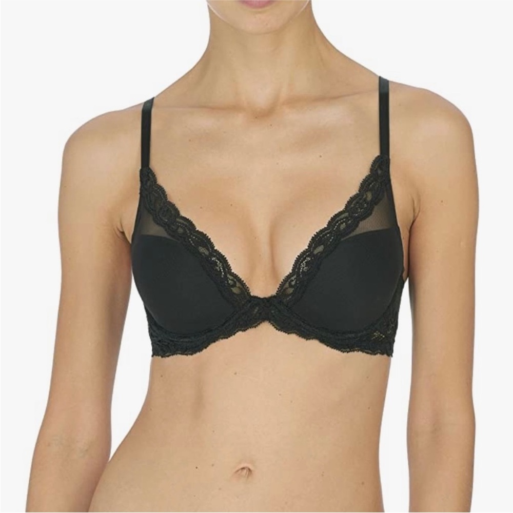 Natori Feathers Contour Plunge Bra